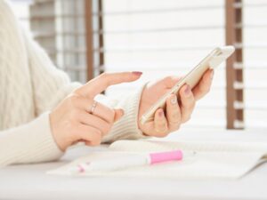 スマホの操作