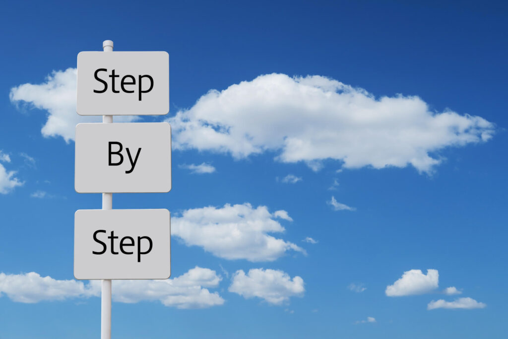 Step by step